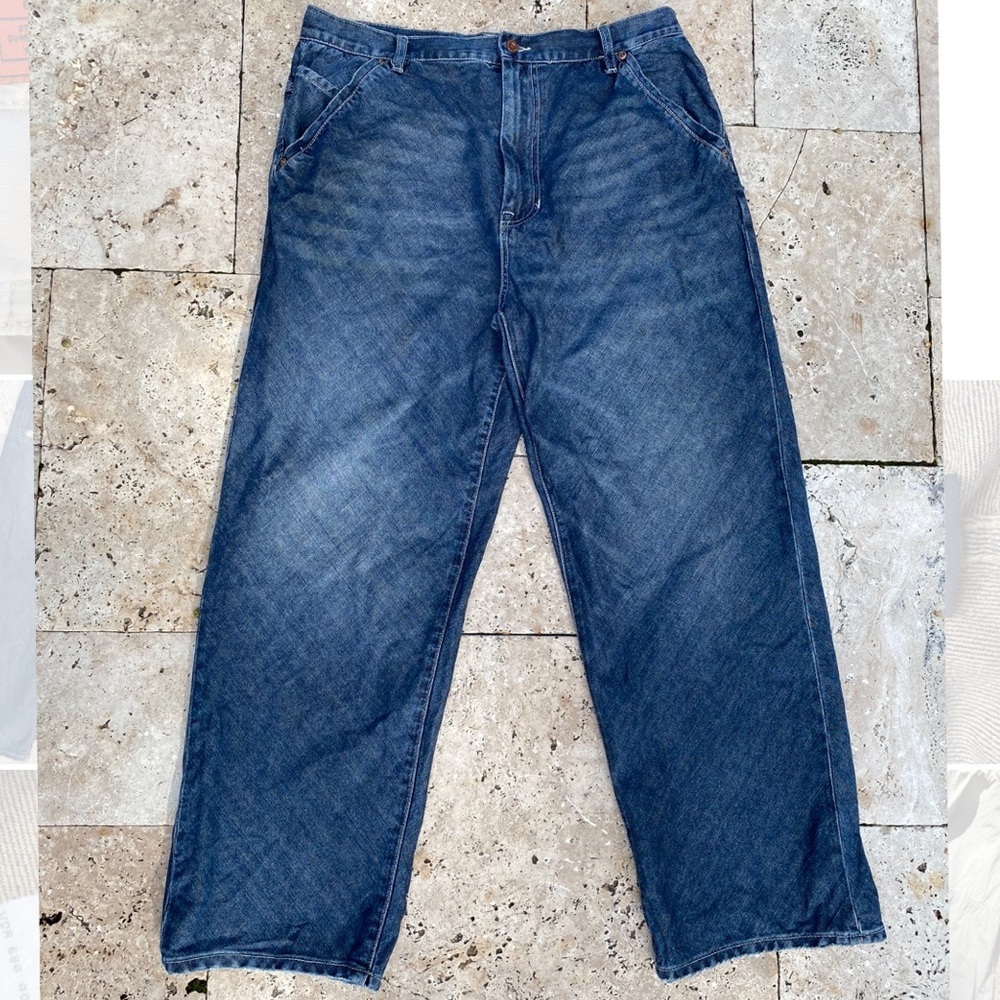 Vintage Nautica Jeans Wide-Legged Distressed